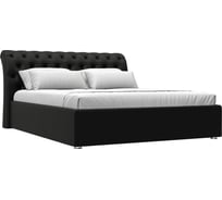 Интерьерная кровать Лига диванов Сицилия 160 экокожа черный 28486