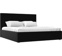 Интерьерная кровать Лига диванов Кариба 160 экокожа черный 27862
