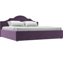 Интерьерная кровать Лига диванов Афина 200 микровельвет сиреневый 113962