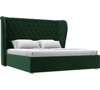 Интерьерная кровать Лига диванов Далия 180 велюр зеленый 108315