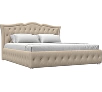 Интерьерная кровать Лига диванов Герда 180 экокожа бежевый 108353