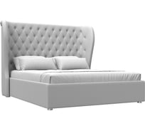 Интерьерная кровать Лига диванов Далия 160 экокожа белый 28665