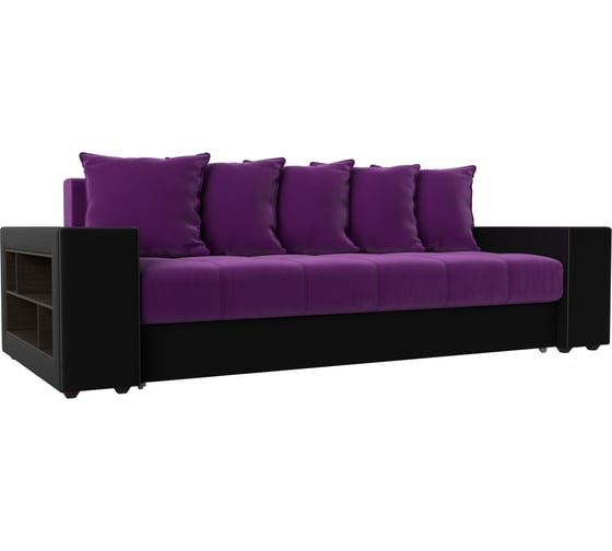 Прямой диван Лига диванов Дубай полки слева 31501 1