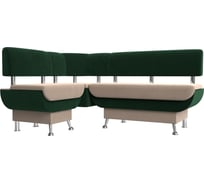 Кухонный угловой диван Лига диванов Альфа левый угол 116687L