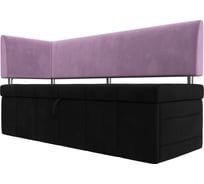 Кухонный прямой диван Лига диванов Стоун с углом левый 117470L