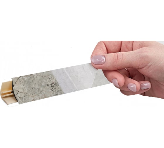 Плинтус KORNER LB 15 41 мрамор серый 3.0 м 41 15-41
