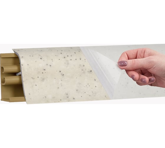 Плинтус KORNER LB 38 24 семолина бежевая 3.0 м 24 38-24