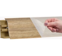 Плинтус KORNER LB 38 18 дуб сонома светлый 3.0 м 18 38-18