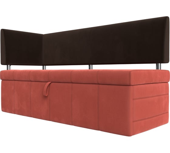 Кухонный прямой диван Стоун с углом левый Лига диванов 115939L 1