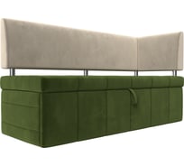 Кухонный прямой диван Стоун с углом правый Лига диванов 107276