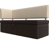 Кухонный прямой диван Стоун с углом левый Лига диванов 107290L