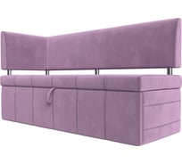 Кухонный прямой диван Стоун с углом левый Лига диванов 115944L