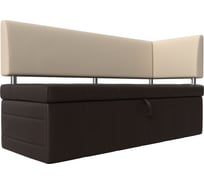 Кухонный прямой диван Стоун с углом правый Лига диванов 107290