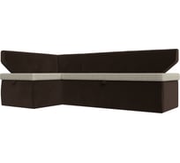 Кухонный угловой диван Омура левый угол Лига диванов 113211L