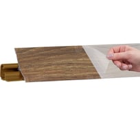 Плинтус KORNER LB 231 72 дуб Хантон светлый 3.0 м 72 231-72
