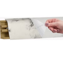 Плинтус KORNER LB 38 15 мрамор белый 3.0 м 15 38-15