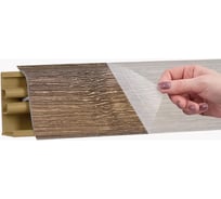 Плинтус KORNER LB 38 30 дуб ниагара 3.0 м 30 38-30 28659806