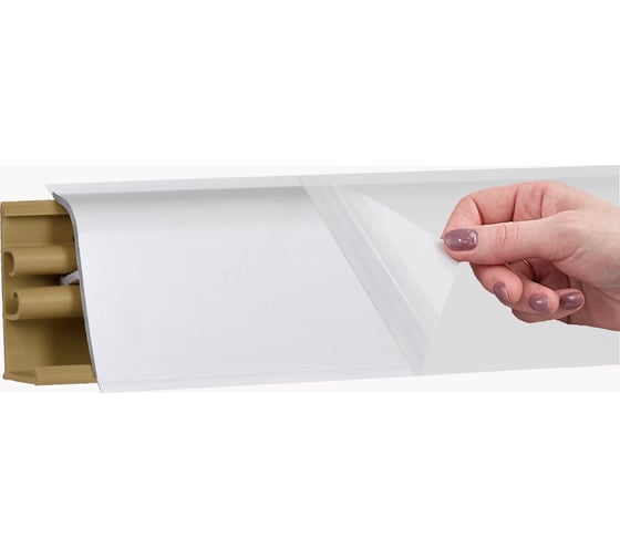 Плинтус KORNER LB 38 11 белый 3.0 м 11 38-11