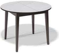 Стол KENNER 1000 М венге/стекло белое глянец 326506