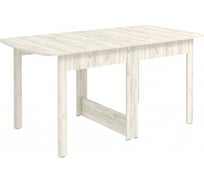 Стол-книжка BONMEBEL Тайга Миди дуб крафт белый 06.204.1/30