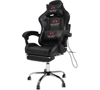 Вибромассажное кресло Сalviano AVANTI ULTIMATO total black с подножкой 2073009500160