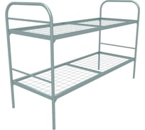 Двухъярусная кровать SAMGRUPP металлическая ''эконом'' (700x1900, сетка 100x100, 1 усиление, 1 перемычка) 17121