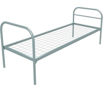 Одноярусная кровать SAMGRUPP металлическая "бюджет" (700x1900, сетка 100x50) 17070