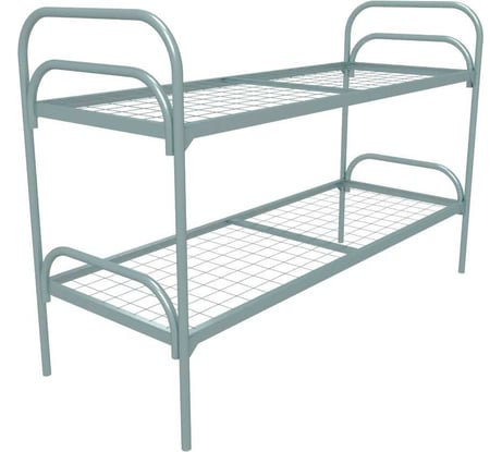 Двухъярусная кровать SAMGRUPP металлическая ''стандарт +'' (800x1900, сетка 100x100, 1 перемычка) 17134