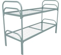 Двухъярусная кровать SAMGRUPP металлическая ''хард +'' (700x1900, сетка 100x100, двойная ножка, 1 перемычка) 17145