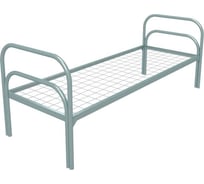 Одноярусная кровать SAMGRUPP металлическая "хард" (800x1900, сетка 100x100, двойная ножка) 17101