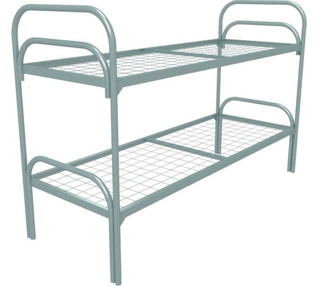 Двухъярусная кровать SAMGRUPP металлическая ''хард +'' (700x1900, сетка 100x50, двойная ножка, 1 перемычка) 17147