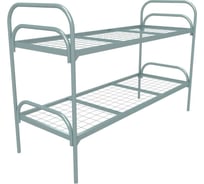 Двухъярусная кровать SAMGRUPP металлическая ''стандарт + 2'' (700x1900, сетка 100x50, 2 перемычки) 17139