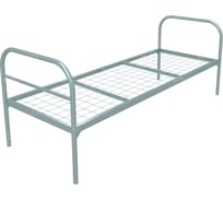 Одноярусная кровать SAMGRUPP металлическая "бюджет +2" (700x1900, сетка 100x100 2 перемычки) 17072