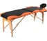 Массажный стол Atlas Sport складной 2-с 60 см деревянный, черно-оранжевый 2071000016061 1