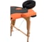 Массажный стол Atlas Sport складной 2-с 60 см деревянный, черно-оранжевый 2071000016061 4