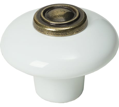 Ручка-кнопка JET 211 замак/керамика белый R211J.025WTQ99