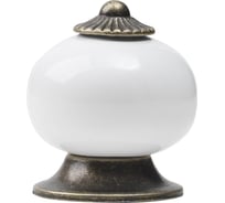 Ручка-кнопка JET 212 замак/керамика бронза R212J.025BAQ99