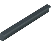 Мебельная ручка JET 710 накладная м.ц.128мм l 140мм,алюминий мат.графит R710A.128GFZ99