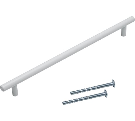 Ручка рейлинг JET 112 м.ц.256мм сталь белый R112S.256WTQ99