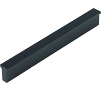 Мебельная ручка JET 709 накладная м.ц.128мм l 146мм,алюминий мат.черный R709A.146BLZ99