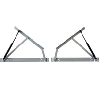 Механизм подъема Элимет МПК 500 с шаровой осью, газлифты 800N, серый БП-00003262