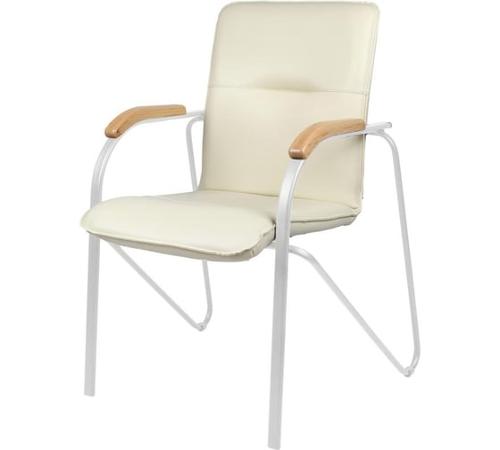 Конференц-кресло Easy Chair ua samba silver к/з беж./бук v-18 1.007 1766839 1