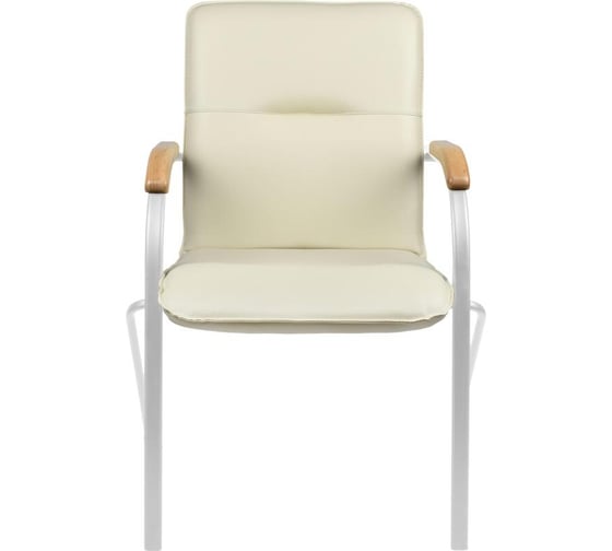 Конференц-кресло Easy Chair ua samba silver к/з беж./бук v-18 1.007 1766839