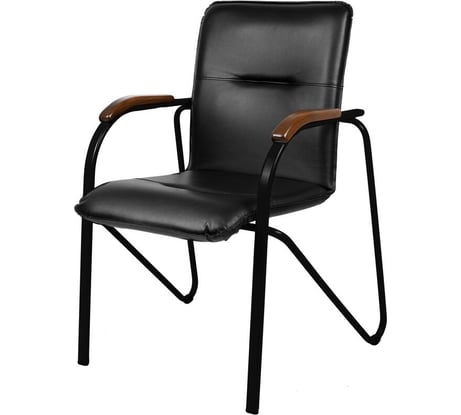 Конференц-кресло Easy Chair ua samba black к/з черн./орех v-4 1.031 1766836