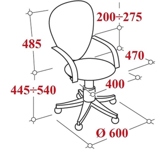 Кресло Easy Chair vt_echair-319 тс ткань черный хром 1651382