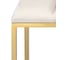Банкетка GreenWeen OMEGA MINI, золотая, Ivory, Bulon 850x400x435 мм GW-OMEGAMINI-IVORY-850G-BL 4