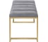 Банкетка GreenWeen OMEGA MINI, золотая, Light Blue, Bulon 850x400x435 мм GW-OMEGAMINI-LB-850G-BL 3