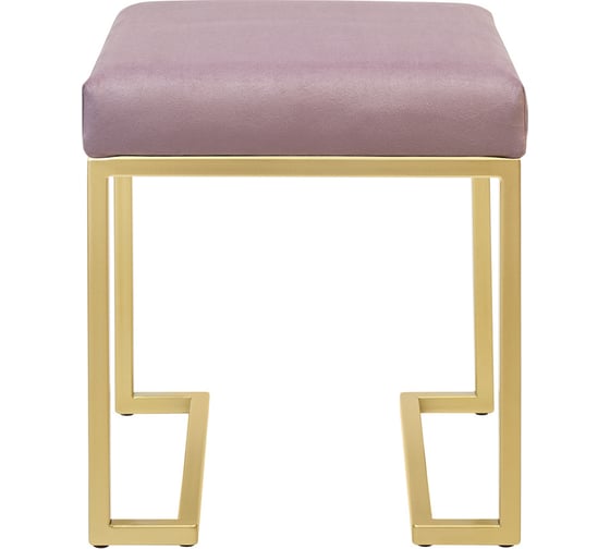 Пуф GreenWeen OMEGA, золотой, Dusty Pink, 400x400x450 мм GW-PUF-OMEGA-G-DP