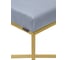 Пуф GreenWeen CRUZ, золотой, Light Blue, 400x400x470 мм GW-CRUZ-400G-LB 3
