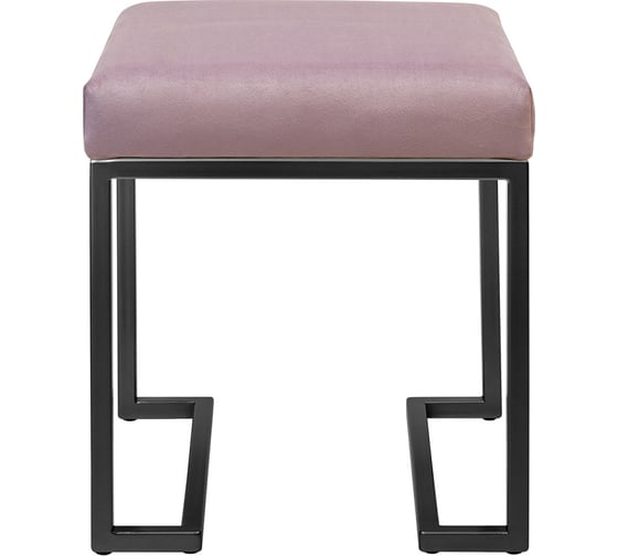 Пуф GreenWeen OMEGA, черный, Dusty Pink, 400x400x450 мм GW-PUF-OMEGA-B-DP